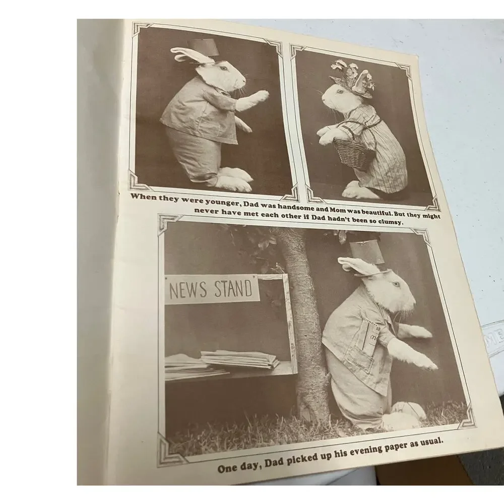 Big Bunny Family‎ Album Vintage Photo Book Harry W. Freese Rabbits